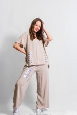 polera lino destroyed 21737 - Imagen 4