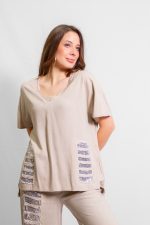 polera lino destroyed 21737