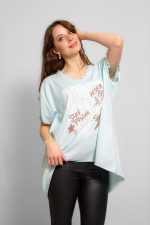polera oversize dont give up 70062 - Imagen 5